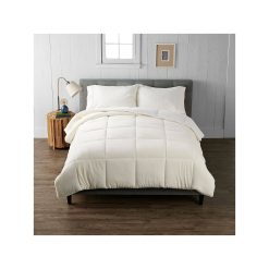 Alternative view of Cuddl Duds Cuddle Duds Cozy Soft Comforter, Natural, Full/Queen